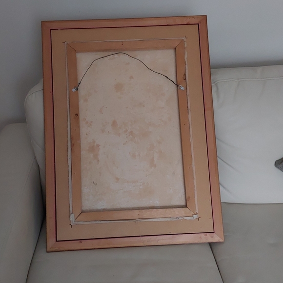 Oil painting by R Viard. Rare find - Picture 5 of 5